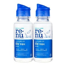 리뉴 후레쉬 렌즈세정액, 60ml, 2개