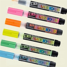 블랙보드마카 색상택1 컴퓨터용싸인펜 보드마카펜 강템, 1개