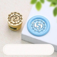 왁스 실링 스탬프 초대장 별자리 엠보싱 1개, 02 Pisces