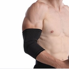 엘보 팔꿈치 보호대 골프 테니스 엘보우아대 블랙 got+169IR, 블랙_L