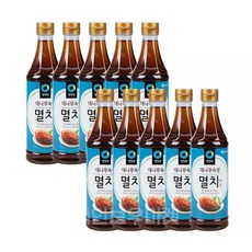 롯데백화점레인보우마켓 청정원 대나무 숙성 멸치액젓 1박스 (1L X 12개입)