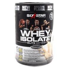 SIX STAR NUTRITION 高蛋白補充粉 香草口味, 1個, 680克