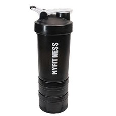 마피 프로쉐이커 통 쉐이크 보틀 통, 블랙, 1개