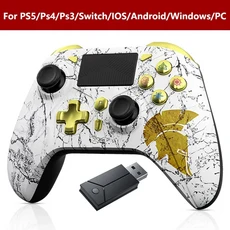 듀얼 모터 센서 패드 잭 터보 6 축 기능 P5 용 무선 컨트롤러 Ps3 슬림 Pc와 호환, 02 E08-03-463