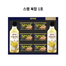 (명절선물) 스팸복합1호 선물세트 + 쇼핑백, 1개
