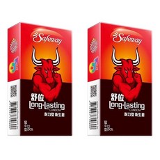 Safeway 舒位 耐力型保險套, 1個, 猛牛12入 兩盒