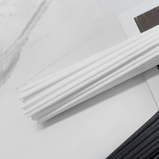 [디퓨저] 스틱 4mm-25cm(화이트), 단품, 1개