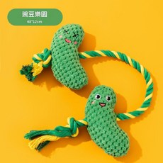 狗狗拔河發聲耐咬玩具 菠蘿派對, 蒂安綠 - 豌豆樂園, 1個