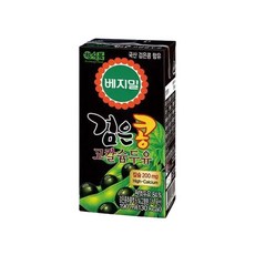 [베지밀] 검은콩 두유 고칼슘 190mlx80팩, 80개, 190ml