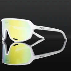 SCVCN 새로운 야외 사이클링 선글라스 남자 MTB 자전거 안경 스포츠 하이킹 등산 여성 UV400 고글, 01 1LENS, 05 DZ-S1411-B-03, 1