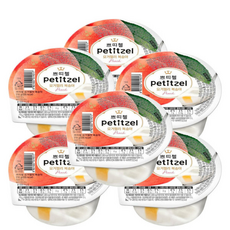 쁘띠첼 떠먹는 컵 요거젤리 복숭아, 1개, 210g