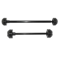 오토바이 프론트 리어 휠 포크 액슬 슬라이더 캡 크래시 프로텍터, 3. Black