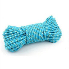 5MM PARACORD 10M 20M 50M 반사 텐트 로프 야외 캠핑 하이킹 낚시 사냥 서바이벌 방풍, 1개, light blue