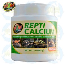 美賣 ZOO MED D3鈣粉 爬蟲陸龜鈣粉 3oz 鈣質補充 UVB 極細粉狀, 1個, 85g