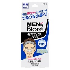Biore 蜜妮 男士潔淨淨白麵膜, 1個, 10枚入