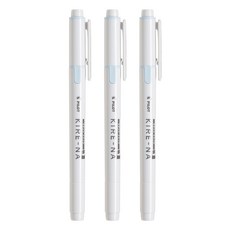 PILOT 키레나 페일 컬러 형광펜, 3개, 페일 블루, (키레나)