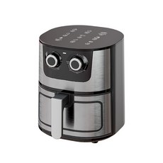 7L不鏽鋼智能可視空氣炸鍋家用烤箱觸摸電炸鍋air fryer出口廠家, 1個, 機械不可視美規兩插110V通用英文包一臺可發貨