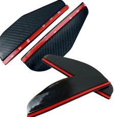 사이드미러 빗물막이 2p 시야확보 장마철 레인, 반투명