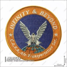 【ARMYGO】空軍官校飛行訓練指揮部空運組部隊章模型，軍事模型收藏，精緻部隊徽章重現, 1個, 不車魔鬼氈