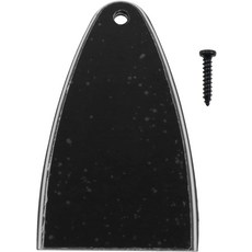 XZW 기타 트러스 커버 레스 폴 로드 픽가드 탈착식 넥 지지대 나사 포함 플레이트블랙 1개, Black