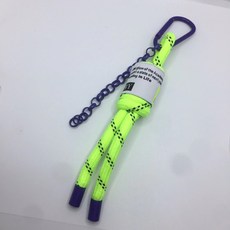 熒光掛件ins裝飾包包書包掛飾 手工編織褲子配飾 百搭潮個性, 熒光綠繩, 1個