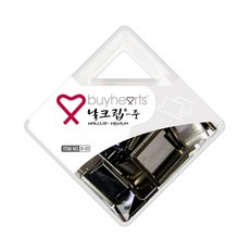 제오오스토어 날크립 중형 오피스용품 종이집게 서류고정 제본