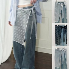 시스루 레이어드 스커트 패션 스타일리시 치마 ken+6184jA