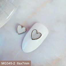 브 하트 꽃 크리스마스 트리 네일 아트 지르콘 진주 크리스탈 금속 매니큐어 손톱 액세서리 장식 매력 용품 10 개