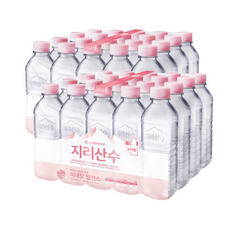 지리산수 핑크 500ml 40병(유라벨/무라벨 랜덤발송), 40개