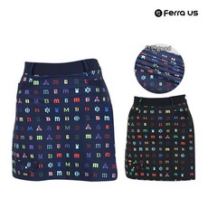 페라어스 여성 골프 스판 알파벳 스커트 ASBU4166R7