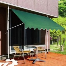 이동식어닝 카페테라스 노점 방수 카페어닝 매장 포장마차 차양막 노상카페, I. 그린 3.5x1.2m
