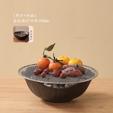煮奶茶專用壺罐罐茶煮茶器煮茶爐套裝圍爐烤茶全套電陶爐，家用室內電陶爐加熱快速穩定, 1個, 璃晟罐罐茶靜石電陶爐 烤網 防水無碳家用,550ml-750ml