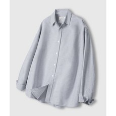 리메인세컨드 시티보이 오버핏 옥스포드 셔츠 그레이 176732