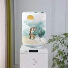 사무실 귀여운 양동이 장식 용기 병 보호대 물 디스펜서 커버 식수대 먼지, 1개, 6) 06 - 40X28CM