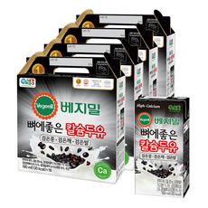 베지밀 뼈에좋은 칼슘 검은콩깨쌀, 190ml, 64개