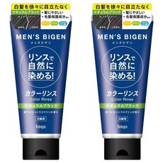 호유 맨즈비겐 컬러 린스 시트러스 마린향, 내추럴블랙, 2개