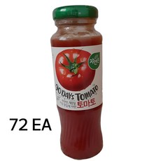 자연은 90일 토마토, 180ml, 72개
