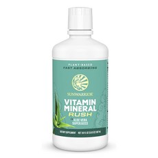 Sunwarrior 維他命礦物質Rush蘆薈超級果汁, 1個, 887ml