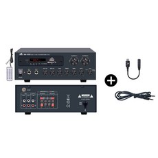 지앤에스 MA-520 미니앰플 2채널 GNS E4U-001 + SCO-01SC 포함, 검정