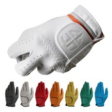 헨리스튜어트 스킨핏 천연양피 칼라 골프장갑, 블루