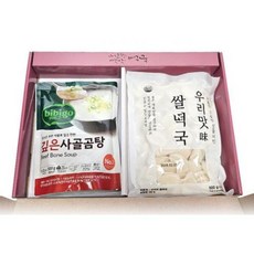 설 명설 선물세트 비비고 사골육수 쌀 떡국떡500g 박스포장, 내고향옛맛떡국, FREE