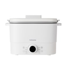 KOKOMO 快可瀝美食煮蛋鍋 KO-GP2332 日本 煎蛋鍋 不沾鍋 鬆餅鍋, 1個, 質感白