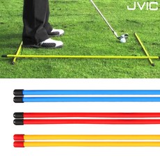 피스탑 착한가격 얼라이먼트스틱 스윙연습기, 레드