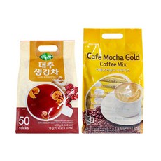 희창 대추생강차 +카페모카골드 커피믹스, 12g, 1개, 1개입