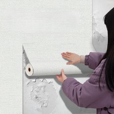 토도판다 셀프 도배 붙이는 벽지 시트지 60cm x 10m, 화이트