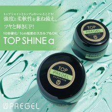 PREGEL 晶亮(建構)上層膠 綠標 Shine A, 1個, 4g, 4ml