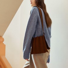 국내 정품 조셉앤스테이시 Lucky Pleats Knit Wing Grid (ALL)