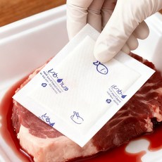 유로클린 흡수패드 고기패드 핏물제거 흡수지 식품용 10cm x 15cm 100장, 1개