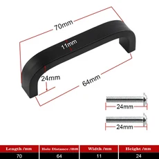 QVWN-간단한 알루미늄 합금 단일 구멍 작은 색 둥근 드로잉 핸들 부엌 캐비닛 신발 옷장 문 서랍, 19 AB23-20, 20 AB2320