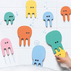여유로미 큐트 목욕놀이 스티커 퍼즐 목욕 장난감 물놀이 아기목욕 선물, 웨일(Q1027)
